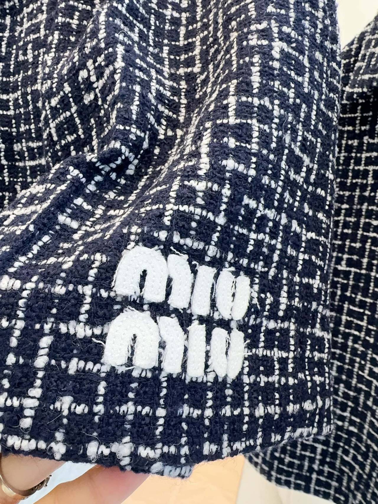 미우미우-트위드-셔츠재킷-명품 레플리카 미러 SA급